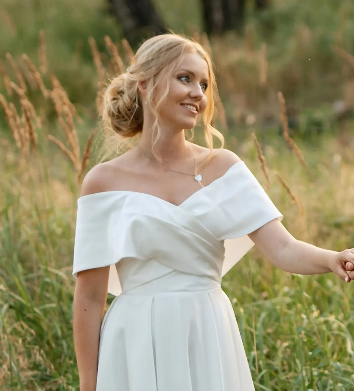 Bride And Groom On In The Woods Amelia